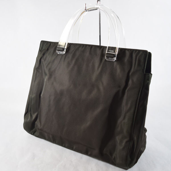 Prada Tote Bag Green Handbag Guarantee Green